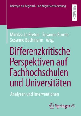 Differenzkritische Perspektiven auf Fachhochschulen und Universitäten