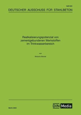 Realkalisierungspotenzial von zementgebundenen Werkstoffen im Trinkwasserbereich