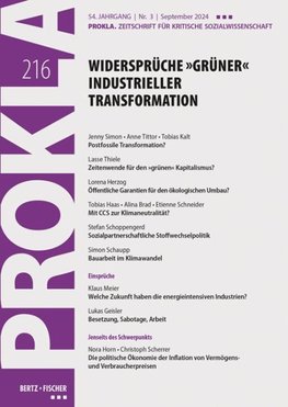 Widersprüche 'grüner' industrieller Transformation