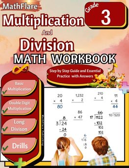 Multiplication and Division Math Workbook 3rd Grade