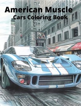 American Muscle Cars Coloring Book