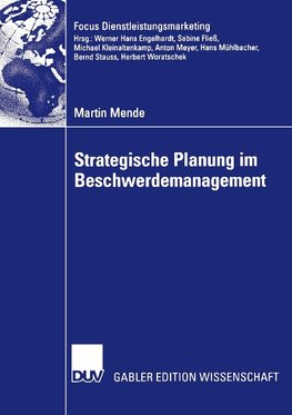 Strategische Planung im Beschwerdemanagement