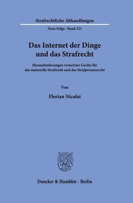 Das Internet der Dinge und das Strafrecht