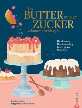 Die Butter mit dem Zucker schaumig schlagen ...