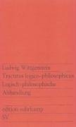 Tractatus logico-philosophicus / Logisch-philosophische Abhandlung