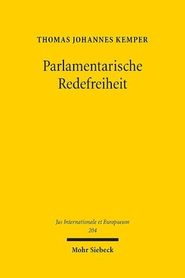 Parlamentarische Redefreiheit