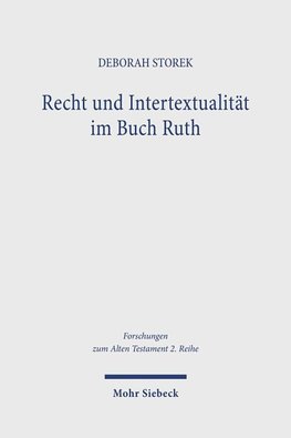 Recht und Intertextualität im Buch Ruth