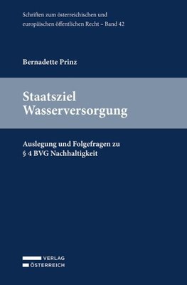 Staatsziel Wasserversorgung