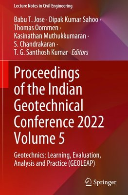 Proceedings of the Indian Geotechnical Conference 2022 Volume 5