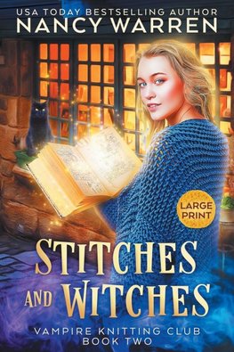 Stitches and Witches (Large Print)