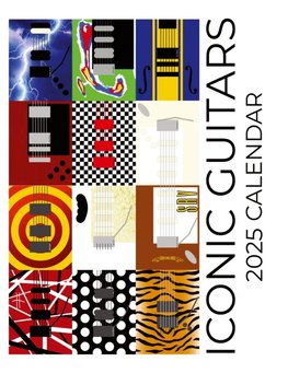 Iconic Guitars 2025 Calendar