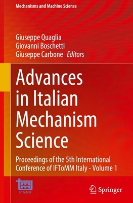 Advances in Italian Mechanism Science