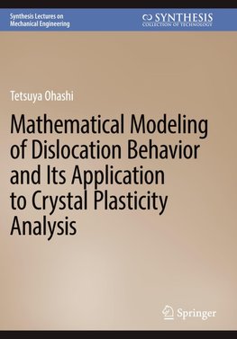 Mathematical Modeling of Dislocation Behavior and Its Application to Crystal Plasticity Analysis