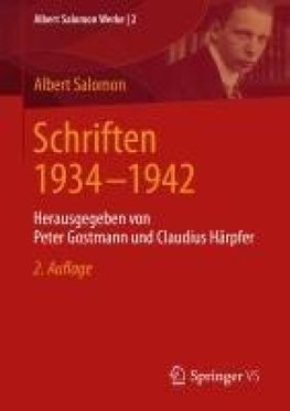 Schriften 1934 - 1942