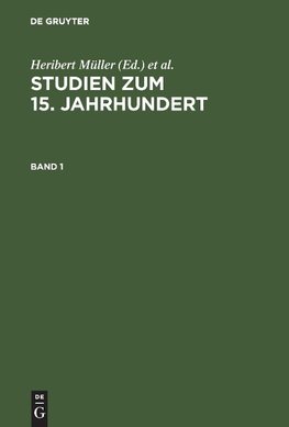 Studien zum 15. Jahrhundert