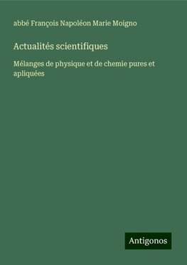 Actualités scientifiques