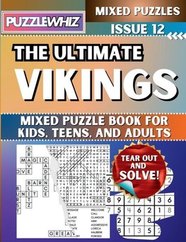 The Ultimate Vikings Mixed Puzzle Book for Kids, Teens, and Adults