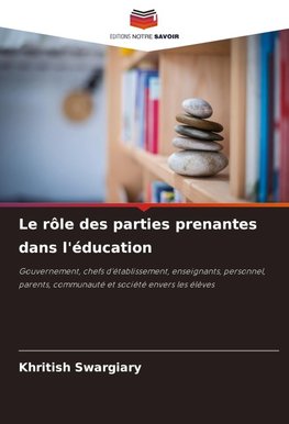 Le rôle des parties prenantes dans l'éducation