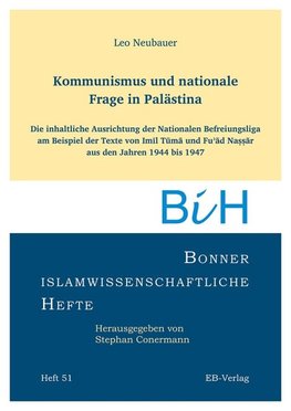 Heft 51: Kommunismus und nationale Frage in Palästina