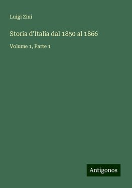 Storia d'Italia dal 1850 al 1866