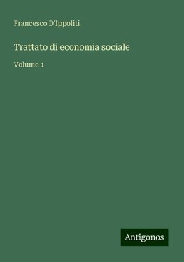 Trattato di economia sociale