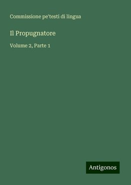 Il Propugnatore