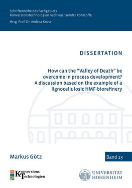 How can the "Valley of Death" be overcome in process development? A discussion based on the example of a lignocellulosic HMF-biorefinery