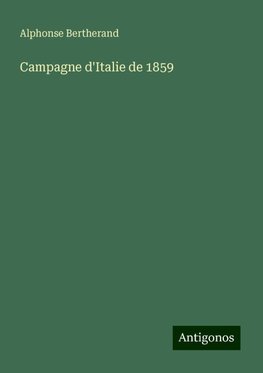 Campagne d'Italie de 1859