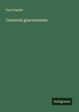 Causeries guernesiaises