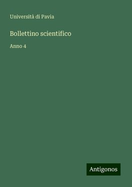 Bollettino scientifico