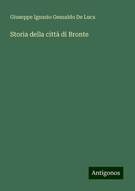 Storia della città di Bronte