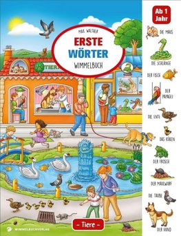 Erste Wörter Wimmelbuch Tiere