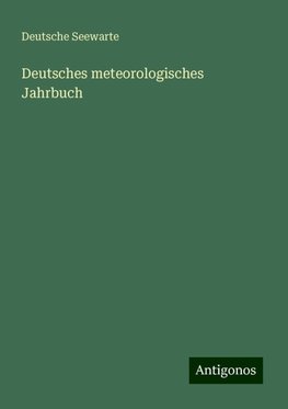 Deutsches meteorologisches Jahrbuch