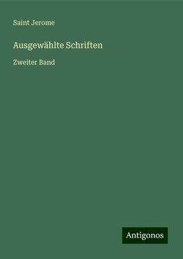 Ausgewählte Schriften