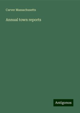 Annual town reports