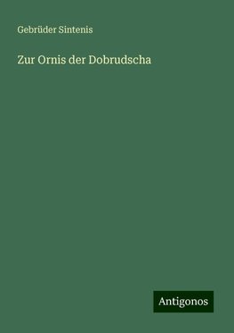 Zur Ornis der Dobrudscha