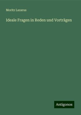 Ideale Fragen in Reden und Vorträgen