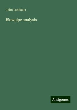 Blowpipe analysis