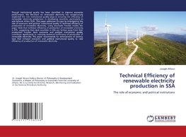 Technical Efficiency of renewable electricity production in SSA