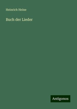 Buch der Lieder