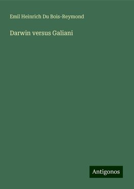 Darwin versus Galiani