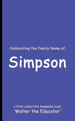 Celebrating the Family Name of Simpson