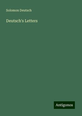 Deutsch's Letters