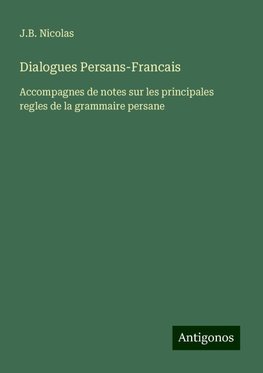 Dialogues Persans-Francais