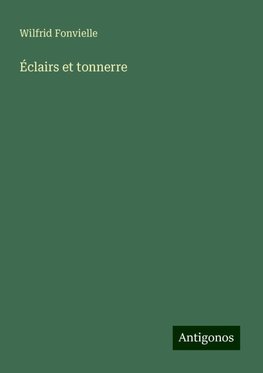 Éclairs et tonnerre