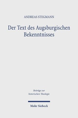 Der Text des Augsburgischen Bekenntnisses