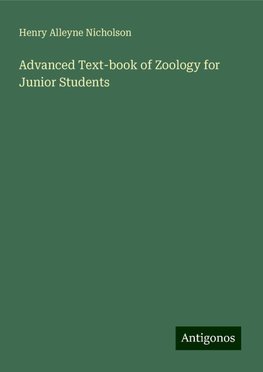 Advanced Text-book of Zoology for Junior Students