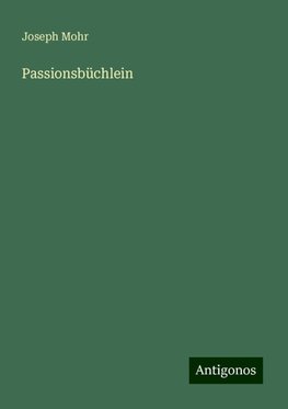 Passionsbüchlein