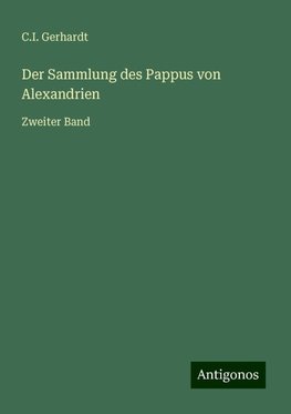 Der Sammlung des Pappus von Alexandrien