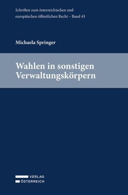 Wahlen in sonstigen Selbstverwaltungskörpern